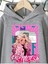 Kız Çocuk Gri Kapüşonlu Princess Baskılı Sweatshirt 4