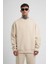 Erkek 3 Iplik Uzun Kollu Bisiklet Yaka Sweatshirt 1