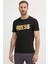 Erkek Önü Logolu Siyah T-Shirt 1