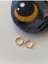 Vip Çelik Gold Renk Antialerjik Minimal Halka Küpe Genişlik 8 Mm. / Çocuk Halka Küpe / Kıkırdak Küpe 2