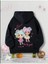 Kız Çocuk Siyah Kapüşonlu Sweet Girl Baskılı Sweatshirt 1