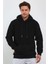 Erkek Kanguru Cep Kapşonlu Sweatshirt 1