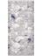 Samoa 02382A Krem Mavi Çizgi Desenli Halı 1