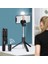 Buffer® Kendiliğinden LED Işıklı Kumandalı Uzayabilen Selfie Çubuğu,masa Üstü Tripod 3