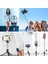 Buffer® Kendiliğinden LED Işıklı Kumandalı Uzayabilen Selfie Çubuğu,masa Üstü Tripod 5