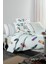 Birdy %100 Pamuk Saten King Size (XL/Battal) Nevresim Takımı - Beyaz (Desenli) 3