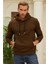 Erkek Kapuşonlu Kanguru Cep Hoodie Sweatshirt 2