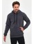 Erkek Kanguru Cep Kapüşonlu Sweatshirt 1