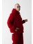 Erkek Kırmızı Oversize 3 Iplik Sweatshirt Hoodie 1