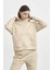 Kadın 3 Iplik Kanguru Cepli Kapşonlu Sweatshirt 1