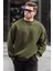 Erkek Uzun Kollu Bisiklet Yaka Sweatshirt 1