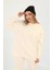 Kadın Uzun Kollu Bisiklet Yaka 3 Iplik Sweatshirt 2