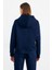 Kadın 3 Iplik Kanguru Cepli Kapşonlu Sweatshirt 2