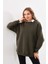 Kadın Uzun Kollu Bisiklet Yaka 3 Iplik Sweatshirt 1