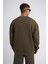 Erkek 3 Iplik Bisiklet Yaka Oversize Sweatshirt 2