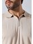 Temper Erkek Yumuşak Dokulu Regular Fit Minik Baklava Jakar Polo Yaka Fermuarlı T-Shirt & T-Shirt 3