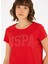 Bisiklet Yaka Kırmızı Kadın T-Shirt GEAN23 2