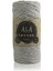 Cotton Melanj Gri Panç Amigurumi Ipi Koton Punch Ipi (1,5mm) - 4 x 100 Gram Toplam 400 Gram 2