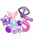 Deniz Kızı Konsept 5 Yaş Balon Deniz Kızı Doğum Günü Set Yaş Balon Set 1