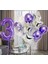 Mor 3 Yaş Balon Seti Mor Renk Rakam Balon Set Doğum Günü Parti Mor Renk Helyum Balon Mor Rakam Balon 1