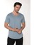 Erkek Pis Yaka Pamuk Salaş T-Shirt 2