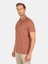 Erkek Büyük Beden Polo Yaka T-Shirt-Kiremit 2