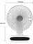 N702 Akıllı Dijital Ekran Salınımlı Fan (Yurt Dışından) 2