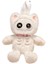 Sevimli Siyah Kafatası Kedi Peluş Oyuncak Yaratıcı Doldurulmuş Hayvan Peluş Gotik Kafatası Yavru Kedi (Yurt Dışından) 1