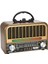 Apera NS-6677BT LED Işıklı Müzik Seti Fm Radyo USB Mp3 Player Bluetooth Hoparlör Telefon Tutucu 22 cm Boyunda 4