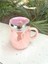 Kapağı Sulu Kupa Mug Pembe 4
