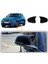 Oto h.i.t. Seat Ibiza Mk5 Yarasa Ayna Kapağı Batman Ayna Parlak Siyah Tam Uyum 2