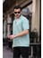 Tex Republic Erkek Gri Oversize Yazlık Bürümcük Gömlek 2
