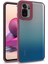 Xiaomi Poco M5S Kılıf Zore Flora Kapak-Kırmızı 1