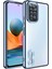 Xiaomi Redmi Note 11 Global Kılıf Kamera Korumalı Logo Gösteren Zore Omega Kapak-Sierra Mavi 1