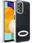 Galaxy A23 Kılıf Kamera Korumalı Logo Gösteren Zore Omega Kapak-Gümüş 1