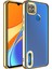 Xiaomi Redmi 9c Kılıf Kamera Korumalı Logo Gösteren Zore Omega Kapak-Gold 1