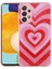 Galaxy A23 Kılıf Simli Desenli Kamera Korumalı Parlak Zore Popy Kapak-Kalp 1
