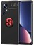 Xiaomi Mi 12 Pro Kılıf Zore Ravel Silikon Kapak-Siyah-Kırmızı 1