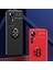 Xiaomi Mi 12 Pro Kılıf Zore Ravel Silikon Kapak-Siyah-Kırmızı 2