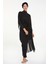 Mayo Üzerine Tek Pareo Kaftan Lına 6039 Siyah 4
