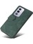 Oppo A3 Pro 5g Için Flip Case Dikiş Renk Deri Cüzdan Kickstand Flip (Yurt Dışından) 5