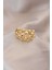 Ayarlamalı Gold Renk Metal Bombeli Boluncuk Model Yüzük - EBJ240820W26741 1