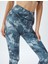Spor Tayt Yüksek Bel Soyut Baskılı Skinny Fit 5