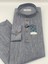 Slim Fit Uzun Kol Hakim Yaka Yarım Patlı Erkek Gömlek Indigo 5