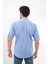 Fitmens Slim Fit Uzun Kol Hakim Yaka Yarım Patlı Hediye Kutulu Erkek Gömlek - Mavi 4