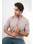 Fitmens Slim Fit Uzun Kol Hakim Yaka Yarım Patlı Hediye Kutulu Erkek Gömlek - Kahverengi 1