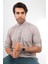 Fitmens Slim Fit Uzun Kol Hakim Yaka Yarım Patlı Hediye Kutulu Erkek Gömlek - Kahverengi 2