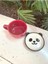 Seramik Kawaii Karikatür Sevimli Panda Fincan Kahve Süt Kapaklı Kupa Hediye 4