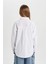 Kız Çocuk Oversize Geniş Kalıp Oxford Uzun Kollu Gömlek C0458A824SP 5