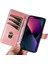 Kredi Kartı Yuvası ile IPhone 14 Artı Için Filp Durumda Ayrılabilir Siyah Pu (Yurt Dışından) 2